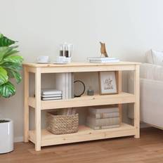vidaXL 110 x 40 x 74 cm Massivt Fyrretræ Konsolbord
