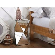 Mirrored bedside table Furniturebox Box Diamond Mirrored Bedside Table