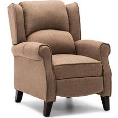 Beige Armchairs More4Homes Eaton herringbone recliner Armchair