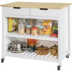 SoBuy Rulleborde SoBuy Kitchen Storage Trolley Table