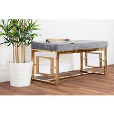 Gold Settee Benches Furniturebox Cambridge Modern Gold Settee Bench