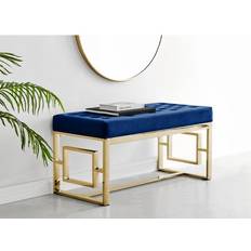 Gold Settee Benches Furniturebox Cambridge Modern Gold Settee Bench