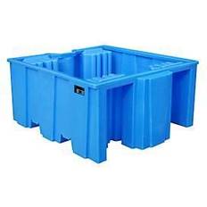 Bodentücher Bauer PE-Auffangwanne Typ WP, mit Auflagefläche, IBC & 200 l Fässer, Variante WP 1/11