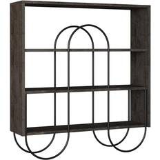 Møbler Hanah Home Reol NORFOLK 99x96 brun/sort Konsolbord