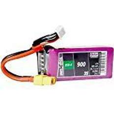 Lipo 11.1v Hacker Modelbyggeri-batteripakke LiPo 11.1 V 900 mAh Celletal: 3 25 C Softcase XT60