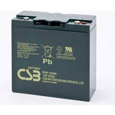 24ah batteri CSB Battery EVH 12240 Blybatteri 12 V 24 Ah