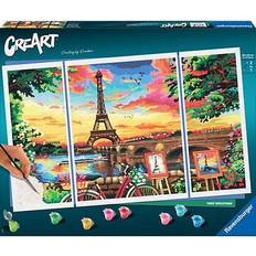 Artigianato Ravensburger creart trittico paris reflections