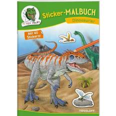 Dinosaurier Malbücher Sticker-Malbuch Dinosaurier