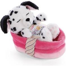 NICI Mjuk Leksakshund I Korg 12 cm