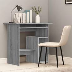 Grigio Scrittoi vidaXL Scrivania Grigio Sonoma 80x45x74 cm Legno Multistrato Scrittoio