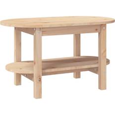 vidaXL De Madera Maciza De Pino 80 x 45 x 45 cm Mesa de Centro