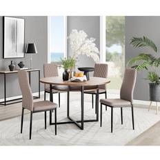 Gold Dining Sets Furniturebox Adley Dining Set 120cm