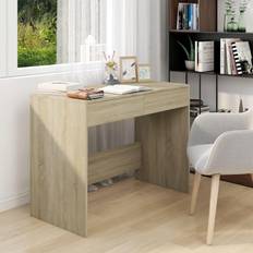 Beige Writing Desks vidaXL Sonoma Writing Desk