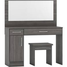 Wood Dressing Tables SECONIQUE Nevada Vanity Dressing Table 40x108cm