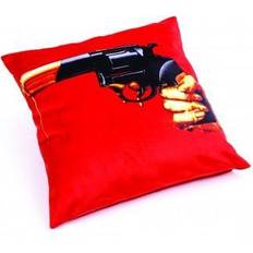 Quadrato Cuscini Decorativi Completi Seletti REVOLVER Cuscino Decorativo Completo Rosso