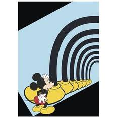 Blau Plakate & Poster Komar Mickey Mouse Foot Tunnel