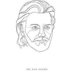 Wan svart Komar Classic Force Faces Obi Wan 50x70cm