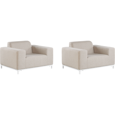 Beliani Set of 2 Garden Outdoor-Sessel