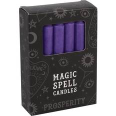 Violet Bougies LED Horror-Shop Violette Wohlstand Zauberkerzen 12 St. JETZT Bougie LED