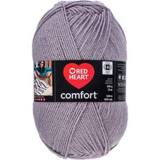 Red Heart Garn Red Heart Red Heart Comfort Yarn-Grey & Silver Shimmer