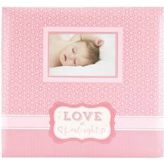 Pink Photo Albums MBI Expressions Post Bound Album 12''x12'' Love At First Sight