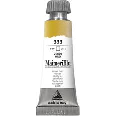 Gold Water Colours Maimeri Blu Watercolour Paint 12ml Green Gold