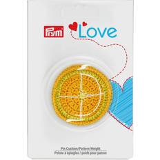 Needlework Patterns Prym Love Pin Cushion/Pattern Weight-Orange Pincushion