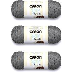 Caron Simply Soft Tweeds Yarn-Gray Heather Multipack Of 3