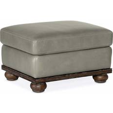 Gray Stools Hooker SS707-02-WILLIAM-LEATHER-OTTOMAN William Seating Stool