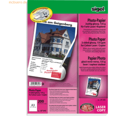 Kontorartikler Sigel LP343 Universel A3 297 x 420 mm Glans