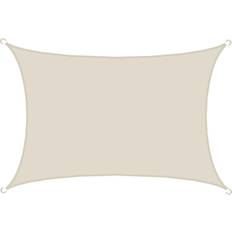 Amanka UPF50+ UV Shade Sail 3x5 m Polyester Rectangle Tarpaulin Beige