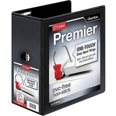Cardinal Easy Open Clearvue Locking Slant-D Ring Binder 11 x 8.5 Black