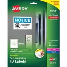 Labeling Tapes Avery Easy Align Self-Laminating ID Labels Labels