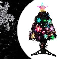 Fiberoptik julgran vidaXL Led Snowflakes Julgran 64cm