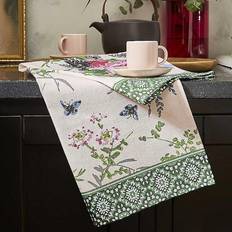 Ulster Weavers Madame Butterfly Tea Kitchen Towel Green, Blue, Pink