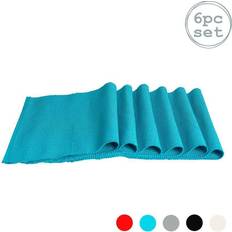 34.5cm Ribbed Cotton Six