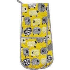 Polyester Pot Holders Ulster Weavers Double Oven Glove Dotty Pot Holders Yellow