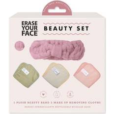 Make up box Set Reusable Make Up Removing Face Cloths & Headband Eco Gift