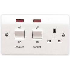 MK 45A Cooker Unit 45A DP Switch & 13A Socket