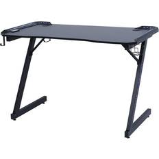 LED RGB Gamer PC Desk  - Black