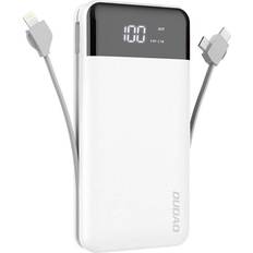 Dudao K1Pro power bank 20000mAh with built-in cables white K1Pro-white