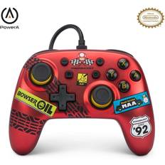 Game-Controllers PowerA Der kabelgebundene PowerA-Nano-Controller für Nintendo Switch Mario Kart: Racer Red (Nintendo) Gaming Controller, Rot