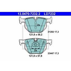 ATE Bremsbelagsatz, Scheibenbremse Hinterachse 13.0470-7232.2