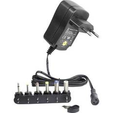 4.5 v batterier HN Power HNP06-UNI Steckernetzteil, einstellbar 3 V, 4.5 V, 5 V, 6 V, 7.5 V, Universalladegerät