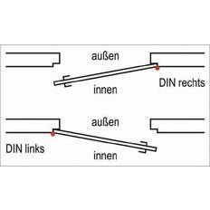 Serrures à Encastrer Elektrotüröffner 118 10-24V DIN L/R Radiusfalle