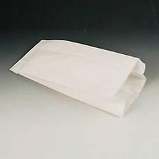 Sacs Cadeaux Papstar Sachets en papier de cellulose avec ficelle 35 cm x 13 cm x 7 cm blanc contenance 2 kg (Carton)