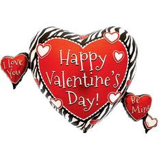 Horror-Shop Valentinstag Folienballon mit Herzen