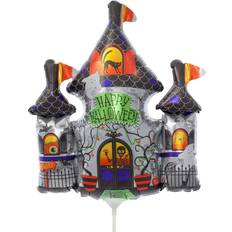 Halloween Animal & Character Balloons Horror-Shop Mini-Folienballon Happy Halloween Geisterschloss Luftballon mit