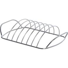 Rippchenhalter Allgrill Spareribs Halter aus Edelstahl 30x18x8cm