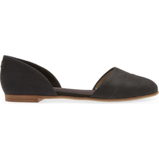 Ortholite Ballerinas Toms Jutti D'Orsay - Black Leather